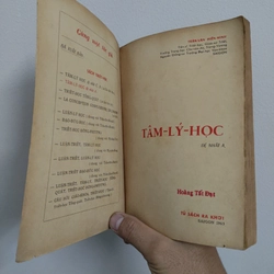 Tâm lý Học Đệ Nhất A - Mọt từ trang 50 về sau, không phạm chữ 493047