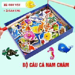 Bộ câu cá gỗ nam châm 12827