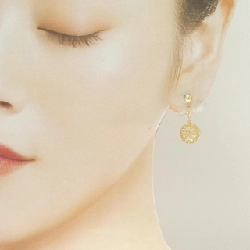 K18YG Bông tai - Hàng hiệu Chính hãng 864709