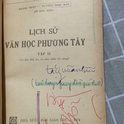 LỊCH SỬ VĂN HỌC PHƯƠNG TÂY TẬP 2 - 1979 543744