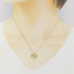 K18YG Dây chuyền kim cương hình trái tim 0.30CT - Hàng hiệu Chính hãng 861028