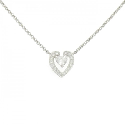 Dây chuyền kim cương PT900/PT850 0.350CT F SI2 hình trái tim - Hàng hiệu Chính hãng