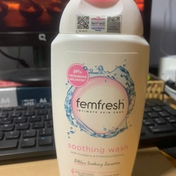 (date10/2025)Dung dịch vệ sinh phụ nữ Femfresh 250ml nắp hồng chính hãng nguyên tem 220227