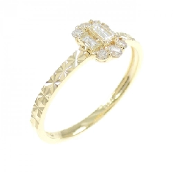 【Sản phẩm mới】Nhẫn kim cương K18YG 0.20CT