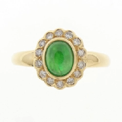 Nhẫn Ngọc Bích 750YG - Hàng hiệu Chính hãng 848584