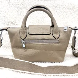 Túi xách Mini bag da thật - be sữa  971236