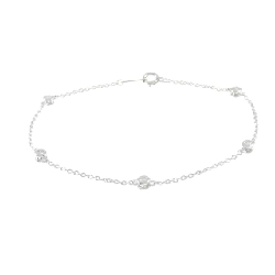 K18WG Vòng tay kim cương 0.20CT - Hàng hiệu Chính hãng 879120