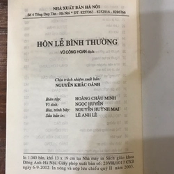 Hôn lễ bình thường - Tập truyện cực ngắn đương đại Trung Quốc (k1) 518368