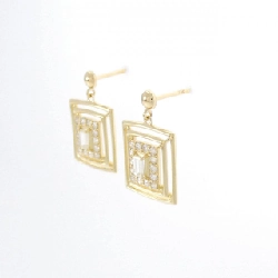 K18YG Bông tai kim cương 0.30CT - Hàng hiệu Chính hãng 873195