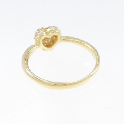 Nhẫn kim cương pavé hình trái tim K18YG 0.30CT 672072