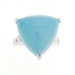 Nhẫn Chalcedony K18WG 13.25CT - Hàng hiệu Chính hãng 854782