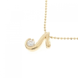 K18YG Nốt nhạc Dây chuyền kim cương 0.12CT - Hàng hiệu Chính hãng 861777