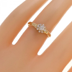 Nhẫn kim cương hoa K18YG 0.20CT - Hàng hiệu chính hãng 851797