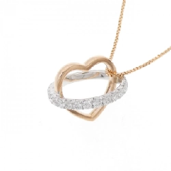 K18PG/K18WG Dây chuyền trái tim kim cương 0.56CT - Hàng hiệu Chính hãng 859642