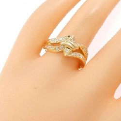 Nhẫn kim cương 750YG 0.28CT 665347