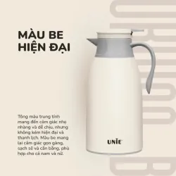 Phích giữ nhiệt UNIE UKW09-B, dung tích 1,4L, giữ nhiệt 36 giờ, vòi rót tiện lợi