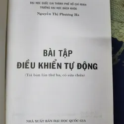 [Sách xưa] Bài tập điều khiển tự động - Nguyễn Thị Phương Hà - ĐH Quốc gia Tphcm 1004887