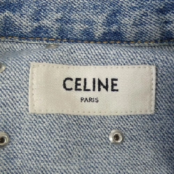 Jacket denim studded CELINE 2Q245646M thời kỳ Eddie - Hàng hiệu Authentic 892853