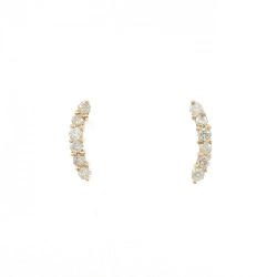 K18YG Bông tai kim cương 0.20CT - Hàng hiệu Chính hãng