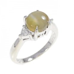 Nhẫn Chrysolite Cat's Eye PT900 2.35CT - Hàng hiệu Chính hãng