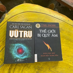 COMBO CARL SAGAN : VŨ TRỤ - THẾ GIỚI NHƯ BỊ QUỶ ÁM - khoa học như ngọn nến trong đêm