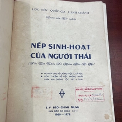 NẾP SINH - HOẠT CỦA NGƯỜI THÁI 385388