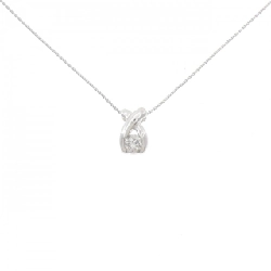 K18WG Dây chuyền kim cương 0.20CT - Hàng hiệu Chính hãng