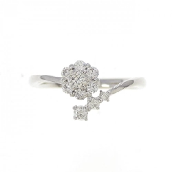 Nhẫn kim cương hoa PT950 0.25CT - Hàng hiệu Authentic 847215