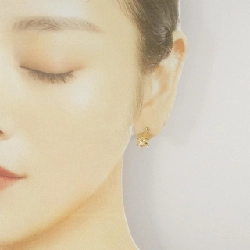 K18YG Bông tai hình cổ - Hàng hiệu Chính hãng 868817