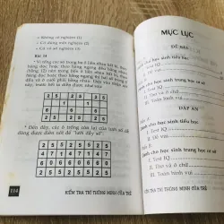 KIỂM TRA TRÍ THÔNG MINH CỦA TRẺ  1000581