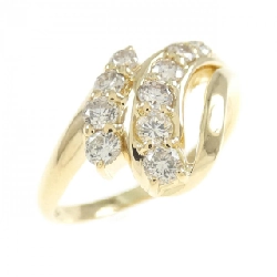 Nhẫn kim cương K18YG 0.50CT