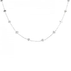 Dây chuyền hình trái tim 750WG - Hàng hiệu Authentic