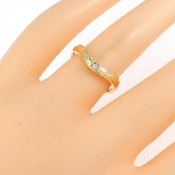 Nhẫn kim cương K18YG 0.03CT 668516