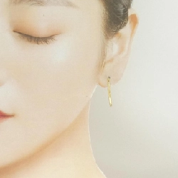 Bông tai hoop 750YG - Hàng hiệu Authentic 868626