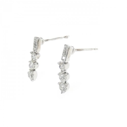 K18WG Bông tai kim cương 0.62CT - Hàng hiệu Chính hãng 868147