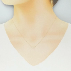 K18YG Dây chuyền kim cương ba viên 0.10CT - Hàng hiệu Chính hãng 857323