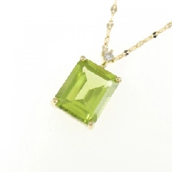 K18YG Peridot Necklace 2.50CT - Hàng hiệu Chính hãng 861310