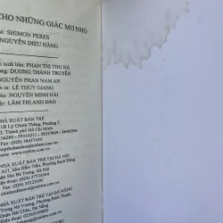 Không có chỗ cho những giấc mơ nhỏ - Shimon Peres , đã qua sử dụng 747859