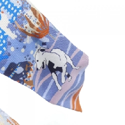 Hàng hiệu Authentic Hermès EN LIBERTE Twilly 063911S Khăn quàng 807344