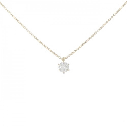 K18YG Dây chuyền kim cương 0.207CT H VS2 3EXT - Hàng hiệu Chính hãng