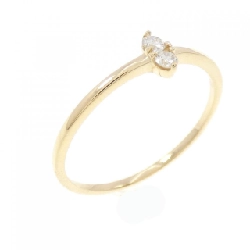 【Remake】Nhẫn kim cương K18YG 0.06CT