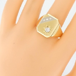 Nhẫn kim cương 18KYG/18KWG 0.26CT - Hàng hiệu Authentic 847795