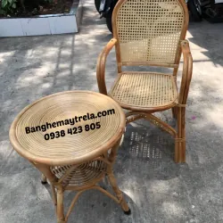 Ghế mây mắt cáo giá rẻ 627598