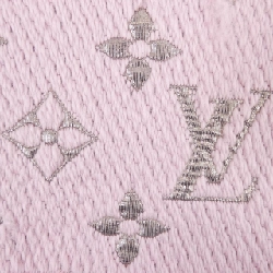 Louis Vuitton LOUIS VUITTON Écharpe Logomania Shine M70466 Khăn quàng - Hàng hiệu Chính hãng 832386