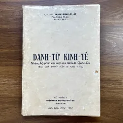 Danh Từ Kinh Tế - G.S Trịnh Đình Khải