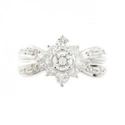 Nhẫn kim cương PT900 0.50CT - Hàng hiệu Authentic 855457