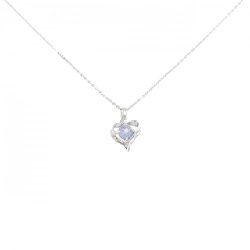 K18WG Đá Tanzanite Dây Chuyền - Hàng hiệu Chính hãng