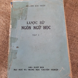 Lược sử ngôn ngữ học Tập 1