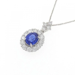 Dây chuyền Sapphire PT900/PT850 1.00CT - Hàng hiệu Chính hãng 858991