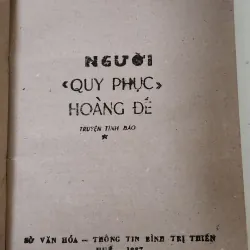 Truyện tình báo: NGƯỜI QUY PHỤC HOÀNG ĐẾ (Kim Cương) 759115